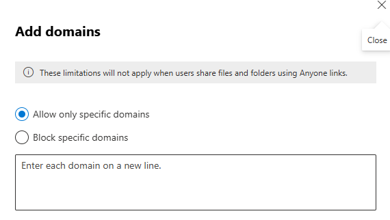 Add Domains